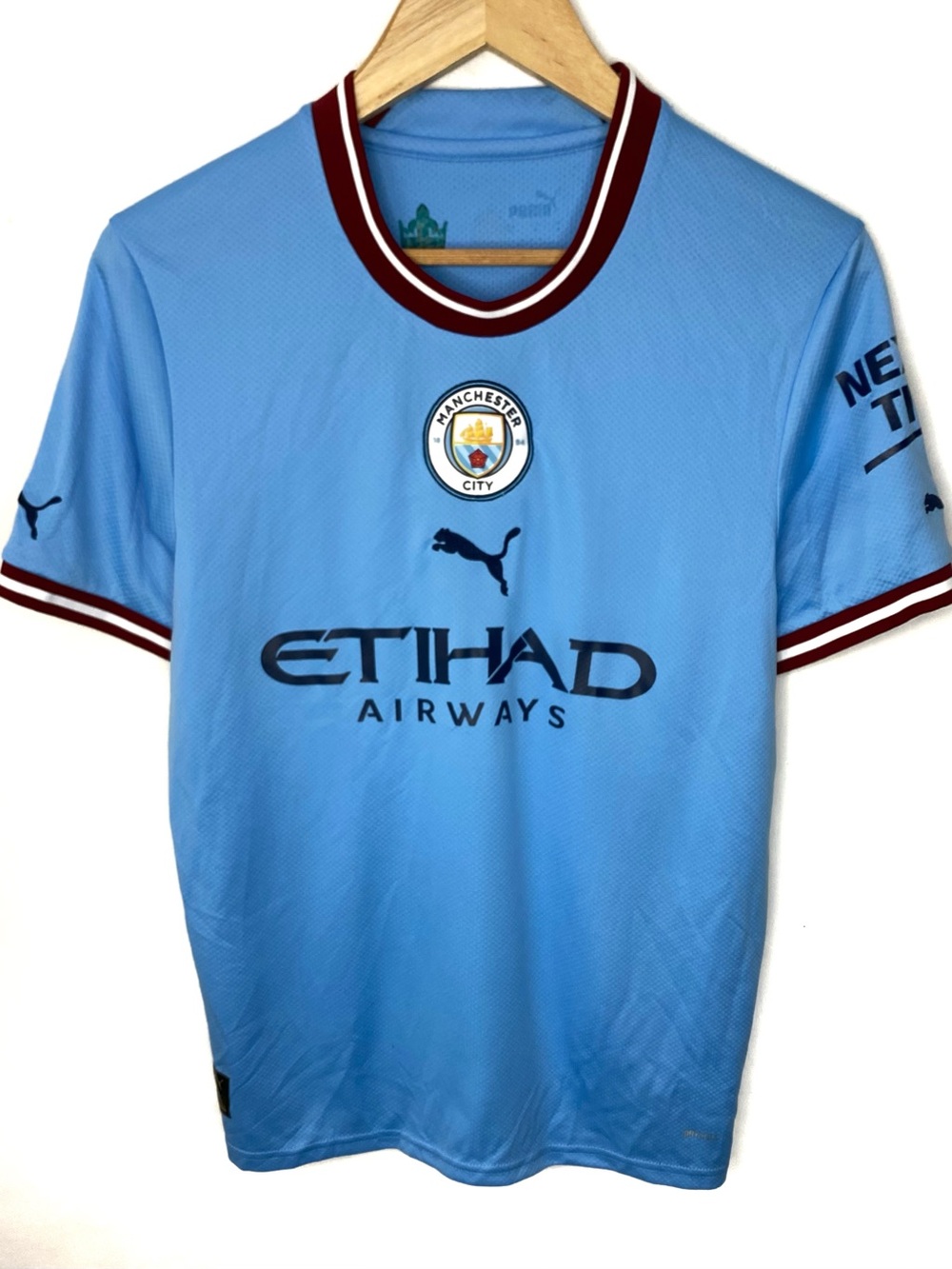 Official Puma Erlin Haaland #9 Manchester City Home Football Jersey 2022/23